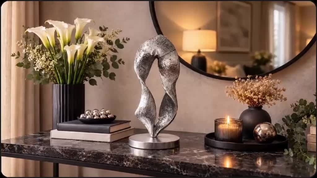 تنسيق إكسسوارات كازا دي مع إضاءة دافئة